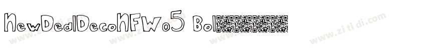 NewDealDecoNFW05 Bol字体转换